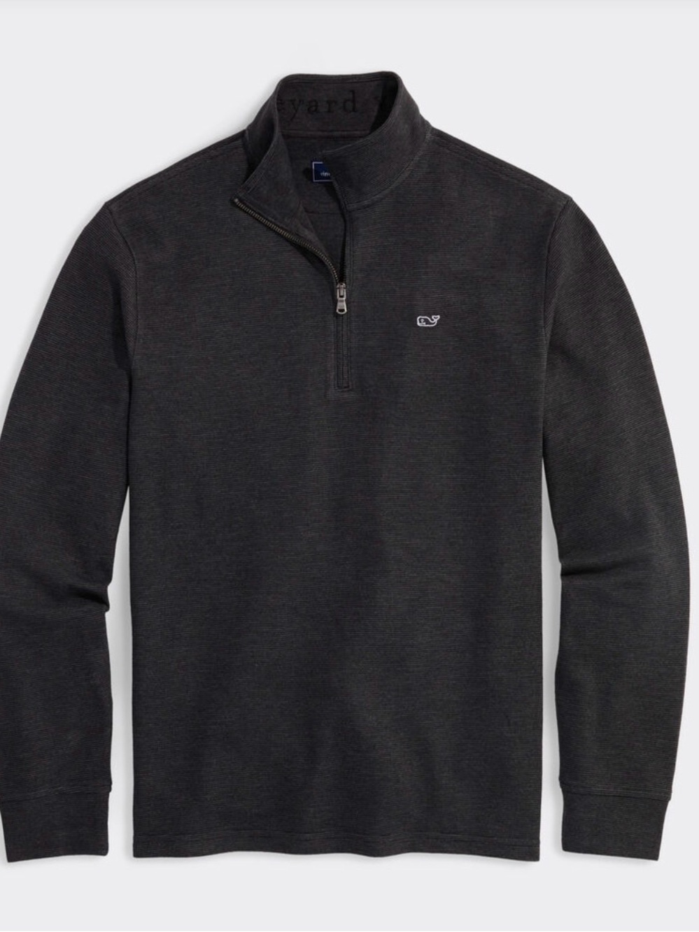 NEW Vineyard Vines Men's Charcoal Zip-Up Sweater